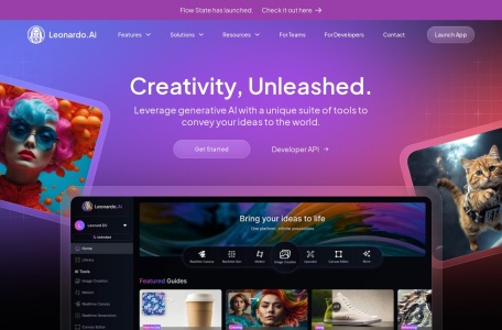 Leonardo.ai,Leonardo.ai官网截图,AI绘图社区