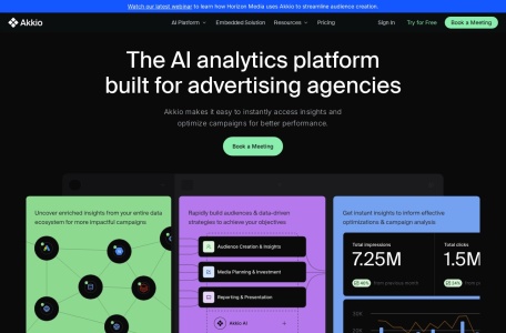 Akkio,Akkio官网截图,数据分析工具