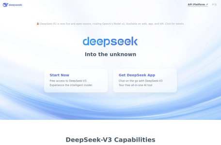 DeepSeek,DeepSeek官网截图,最火的AI工具
