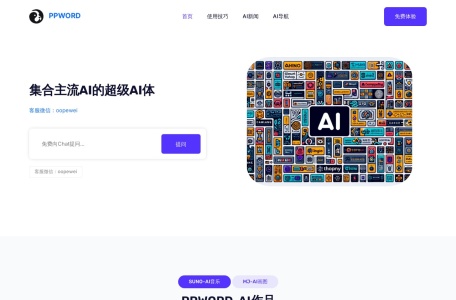 PPWORD,PPWORD官网截图,免费试用1天，跨境ChatGPT，涵盖运营全流程