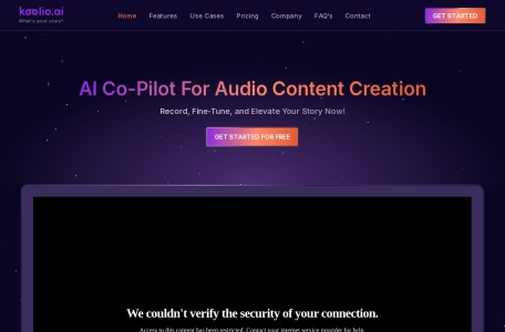 koolio.ai,koolio.ai官网截图,koolio.ai可以让你在几分钟内把一个概念变成一个完整的播客。我们帮助您编辑播客，轻松制作优质内容。无论是转录音频，与他人合作，根据上下文自动选择音效或音乐来增强播客。